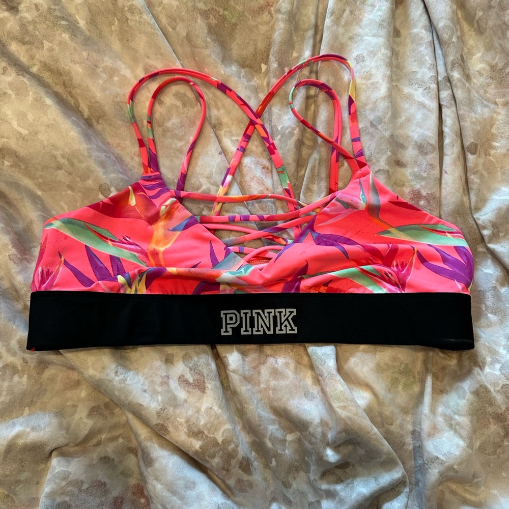 *EUC*Sz L*PINK*Sports bra